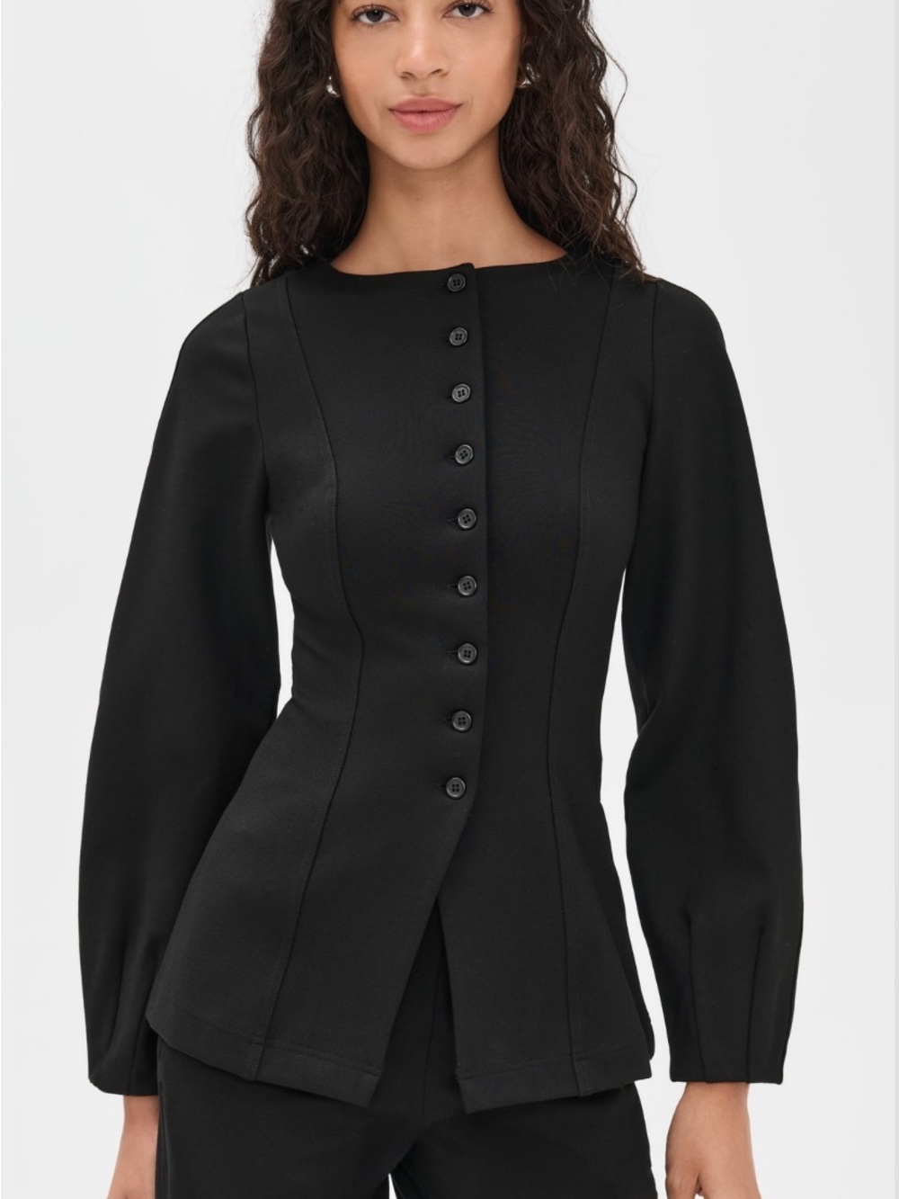 Aligne Bonnie Ponte Cinched Waist Blazer